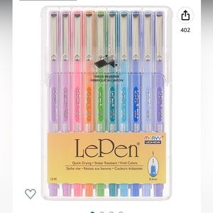 Uchida Le Pen Bright Pastel 10-Pen Set